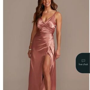 Elegant Satin Evening Gown